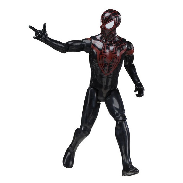 Figurine Miles Morales 30 cm, Titan Series, jouets de super-héros pour enfants, Marvel Spider-Man, des 4 ans