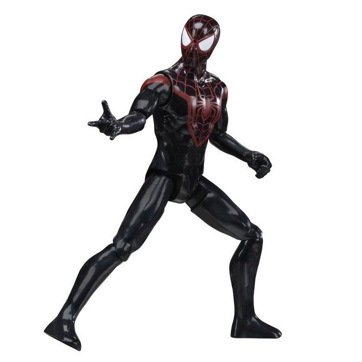 Figurine Miles Morales 30 cm, Titan Series, jouets de super-héros pour enfants, Marvel Spider-Man, des 4 ans