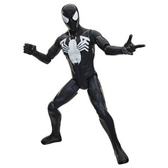 Figurine Spider-Man en costume noir 30 cm deluxe, Titan Series, jouet