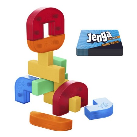 Jenga Sabotage pack d'extension, Jeu d'ambiance, Hasbro Games, des 6 ans