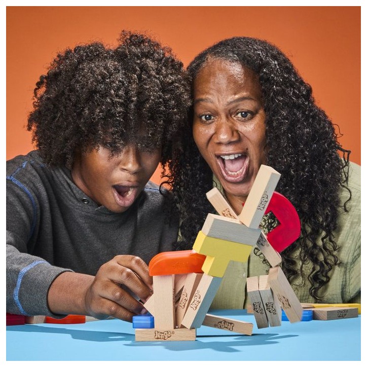 Jenga Sabotage pack d'extension, Jeu d'ambiance, Hasbro Games, des 6 ans