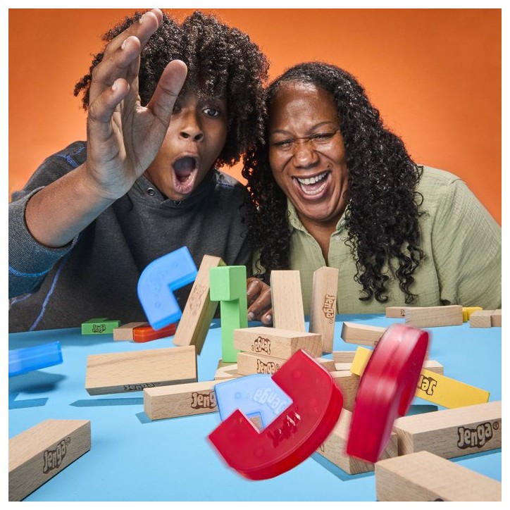 Jenga Sabotage pack d'extension, Jeu d'ambiance, Hasbro Games, des 6 ans