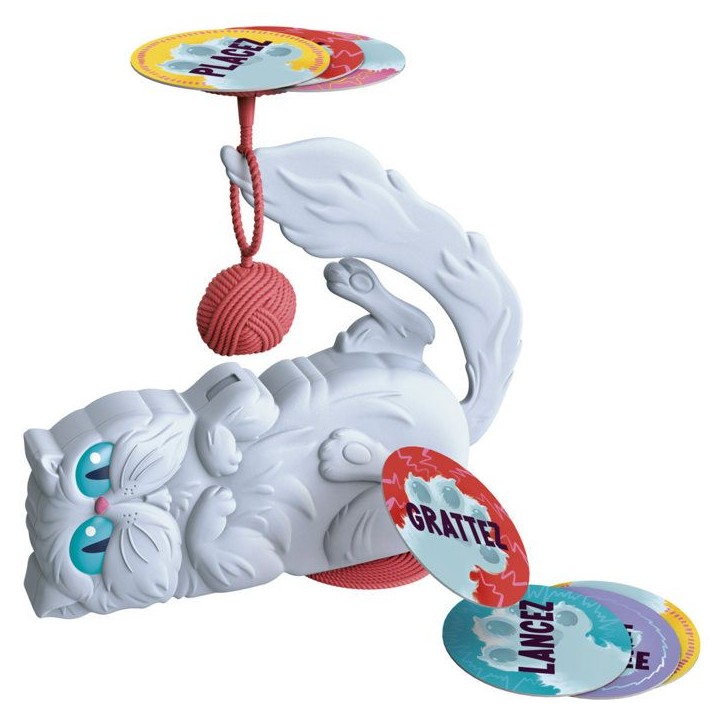 Griffe-Matou, Le jeu de cartes du félin malin, Jeu pour la famille des 8 Ans, 3 a 6 joueurs, Durée 15 min, Hasbro Gaming Griffe-Matou, Le jeu de cartes du félin malin, Jeu pour la famille des 8 Ans, 3 a 6 joueurs, Durée 15 min, Hasbro Gaming