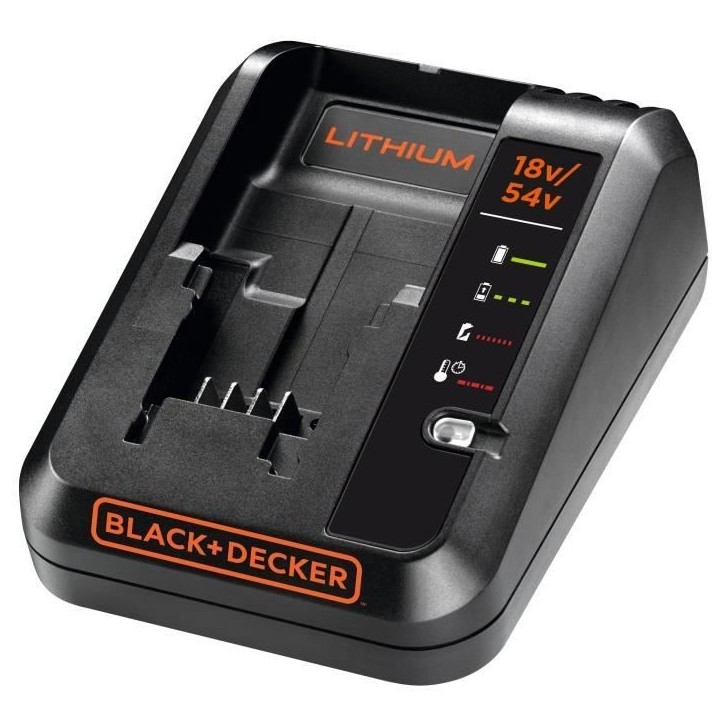 Chargeur de batterie 18V - BLACK+DECKER - BDC2A-QW