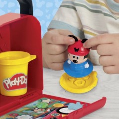 Play-Doh Disney Junior Mon Garage avec Mickey Mouse, Coffret de pâte