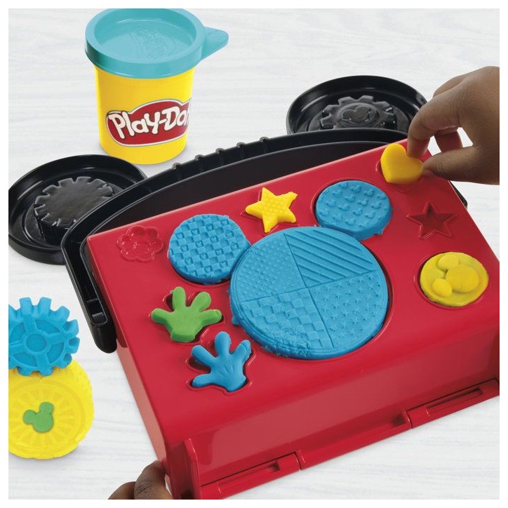Play-Doh Disney Junior Mon Garage avec Mickey Mouse, Coffret de pâte a modeler, Loisirs créatifs, Jouets préscolaires, des 2 Play-Doh Disney Junior Mon Garage avec Mickey Mouse, Coffret de pâte a modeler, Loisirs créatifs, Jouets préscolaires, des 2