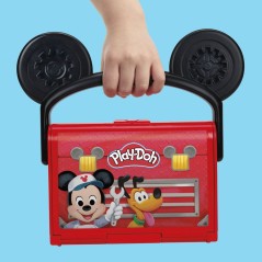 Play-Doh Disney Junior Mon Garage avec Mickey Mouse, Coffret de pâte