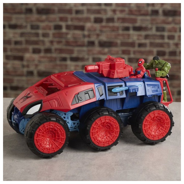 Spiderman Super tank a mâchoire 2-en-1, coffret de figurines de 11,5 cm avec véhicule, jouets de super-héros et figurines, d Spiderman Super tank a mâchoire 2-en-1, coffret de figurines de 11,5 cm avec véhicule, jouets de super-héros et figurines, d