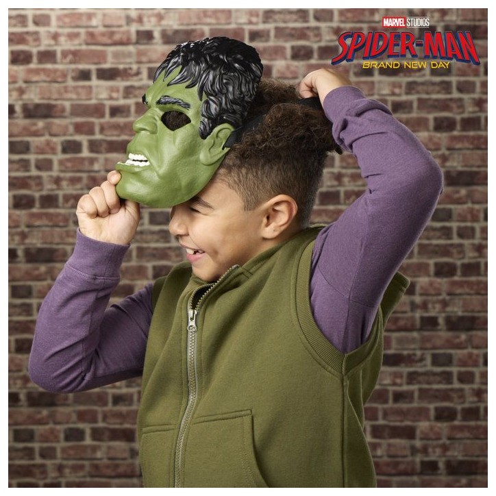 Masque d'Hulk, déguisement enfant de super-héros, Marvel Spider-Man Brand New Day, des 5 ans Masque d'Hulk, déguisement enfant de super-héros, Marvel Spider-Man Brand New Day, des 5 ans