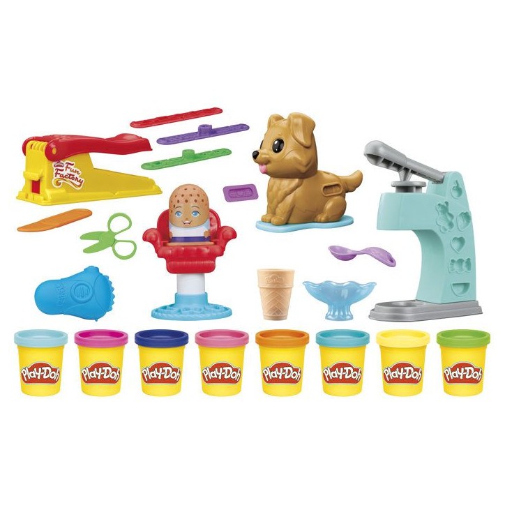 Playdoh 4 mini coffrets classiques, Coffret coiffeur, vétérinaire, glaces et Fun factory, loisirs créatifs, Classique, des 3 Playdoh 4 mini coffrets classiques, Coffret coiffeur, vétérinaire, glaces et Fun factory, loisirs créatifs, Classique, des 3