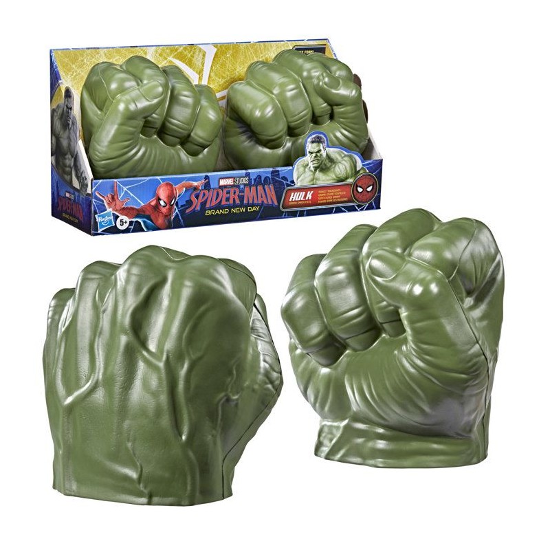 Poings fracassants de Hulk, jouets de déguisement de super-héros en