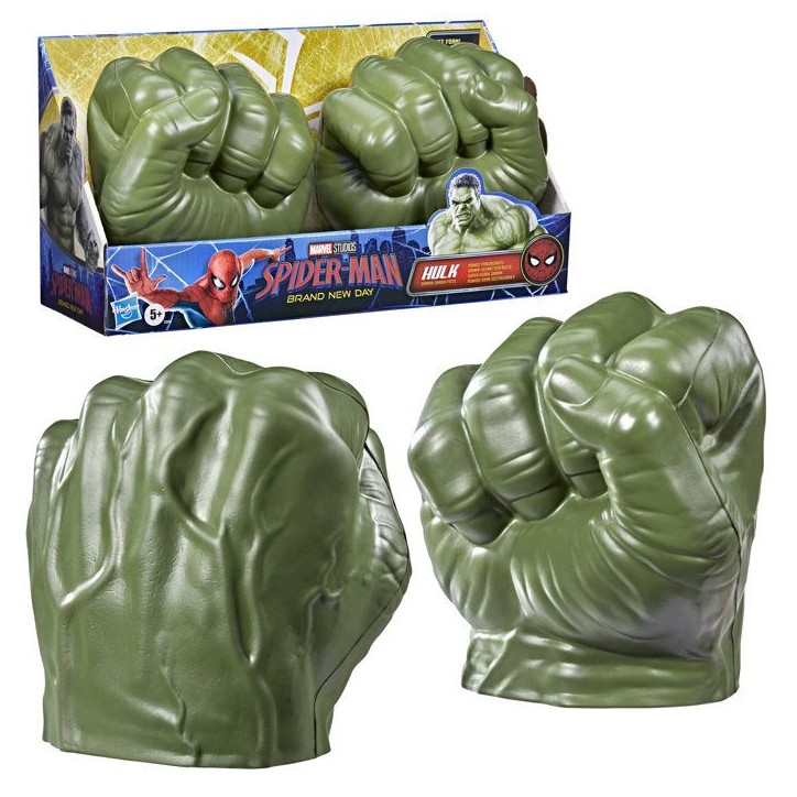 Poings fracassants de Hulk, jouets de déguisement de super-héros en mousse, Marvel Spider-Man: Brand New Day, des 5 ans Poings fracassants de Hulk, jouets de déguisement de super-héros en mousse, Marvel Spider-Man: Brand New Day, des 5 ans