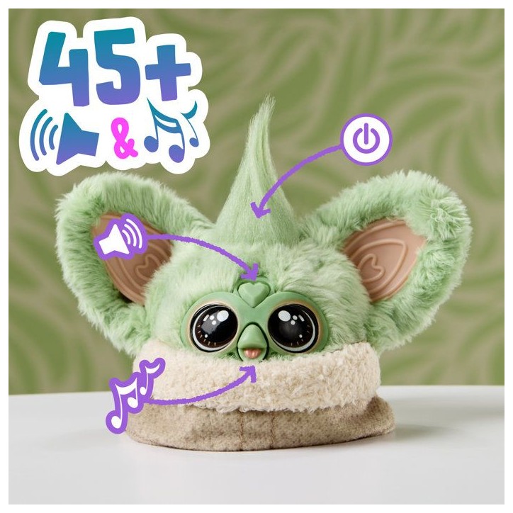 Furby Furblets Grogu STAR WARS™, Mini peluche électronique de collection, plus de 45 sons, a partir de 6 ans, Hasbro Furby Furblets Grogu STAR WARS™, Mini peluche électronique de collection, plus de 45 sons, a partir de 6 ans, Hasbro