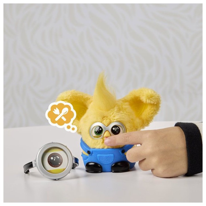 Furby Furblets Minions, mini peluche électronique de collection de 7,5 cm, sous licence officielle, des 6 ans Furby Furblets Minions, mini peluche électronique de collection de 7,5 cm, sous licence officielle, des 6 ans