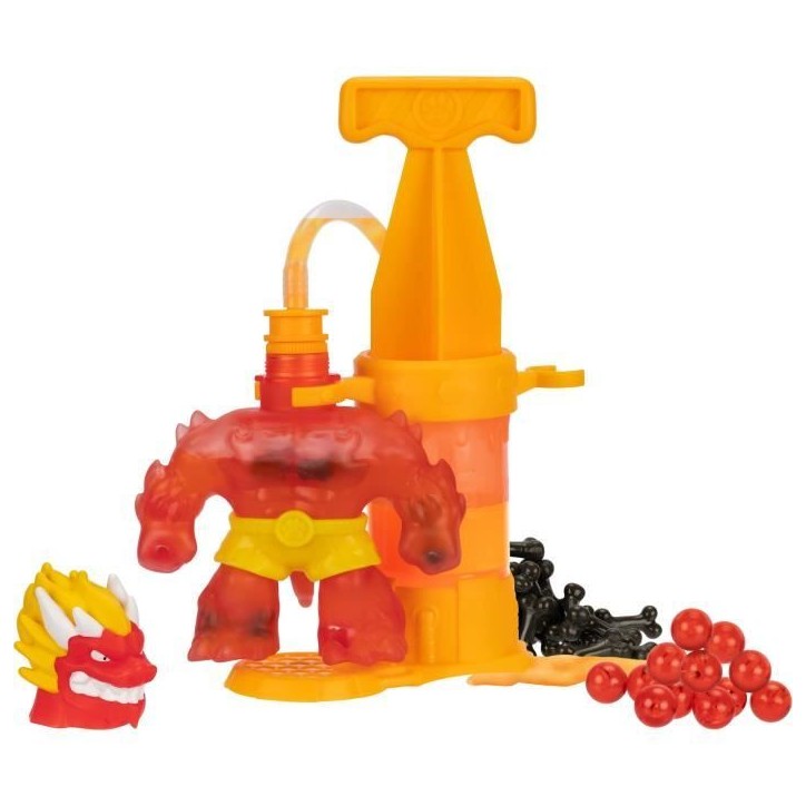 Figurine Hero Creator Blazagon 11cm - HERoeS OF GOO JIT ZU - Kit de création de texture personnalisée Figurine Hero Creator Blazagon 11cm - HERoeS OF GOO JIT ZU - Kit de création de texture personnalisée
