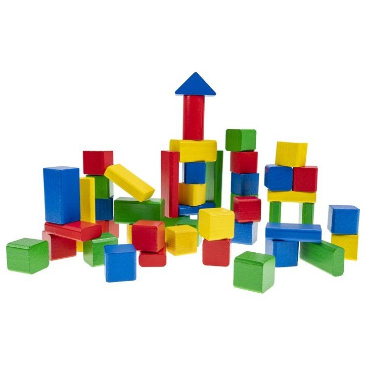 HEROS - Blocs de construction en bois 100 % certifié FSC - 50 pieces - Des 1 ans HEROS - Blocs de construction en bois 100 % certifié FSC - 50 pieces - Des 1 ans