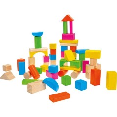 HEROS - Blocs de construction en bois colorés 100 % certifié FSC - 6