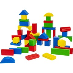 HEROS - Blocs de construction en bois 100 % certifié FSC - 100 pieces