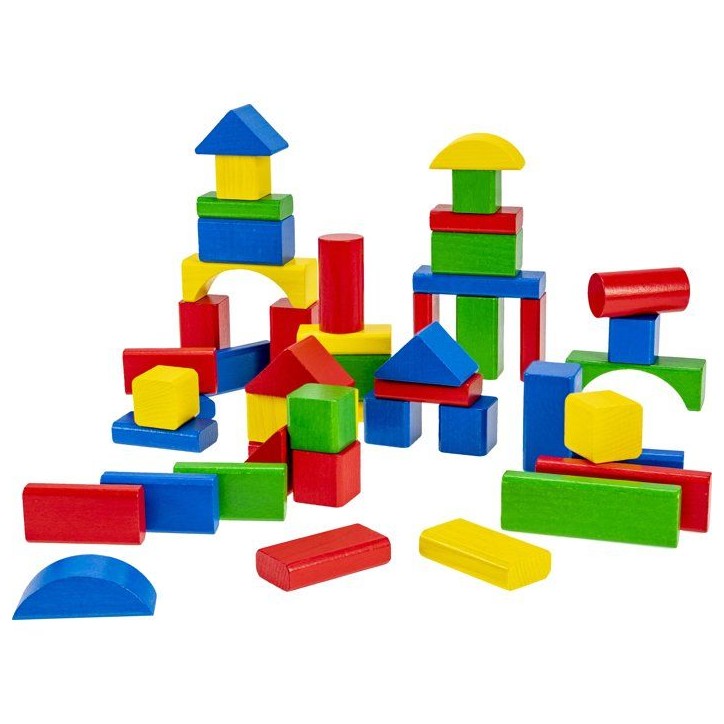 HEROS - Blocs de construction en bois 100 % certifié FSC - 100 pieces - Des 1 ans HEROS - Blocs de construction en bois 100 % certifié FSC - 100 pieces - Des 1 ans