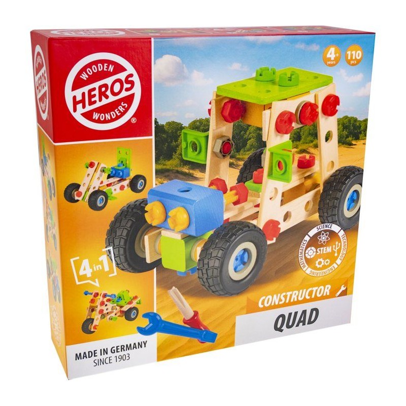 HEROS Constructor - Quad a construire - En bois 100 % certifié FSC -