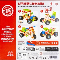HEROS Constructor - Quad a construire - En bois 100 % certifié FSC -