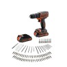 Kit perceuse visseuse sans fil - 18V - BLACK+DECKER - BDCDC18BAFC-QW -