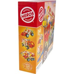 HEROS Constructor - Camion de pompier a construire - En bois 100 % cer