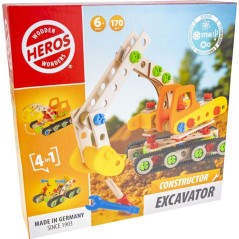 HEROS Constructor - Pelleteuse a construire - En bois 100 % certifié