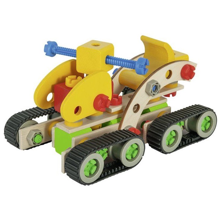 HEROS Constructor - Pelleteuse a construire - En bois 100 % certifié FSC - 170 pieces - Des 6 ans HEROS Constructor - Pelleteuse a construire - En bois 100 % certifié FSC - 170 pieces - Des 6 ans
