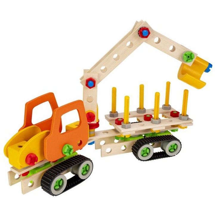 HEROS Constructor - Pelleteuse a construire - En bois 100 % certifié FSC - 170 pieces - Des 6 ans HEROS Constructor - Pelleteuse a construire - En bois 100 % certifié FSC - 170 pieces - Des 6 ans