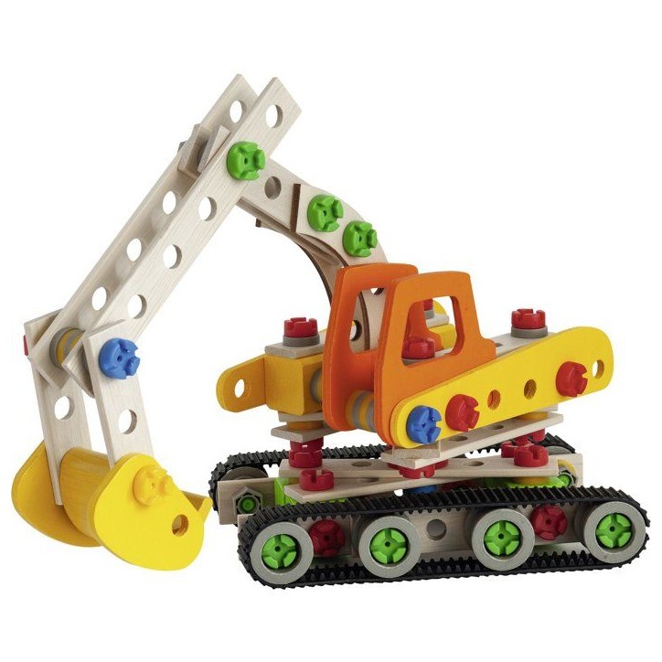 HEROS Constructor - Pelleteuse a construire - En bois 100 % certifié FSC - 170 pieces - Des 6 ans HEROS Constructor - Pelleteuse a construire - En bois 100 % certifié FSC - 170 pieces - Des 6 ans