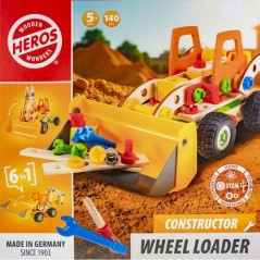 HEROS Constructor - Chargeuse sur roues a construire - En bois 100 % c