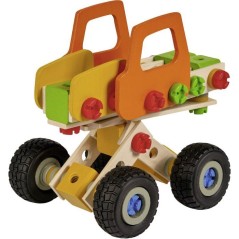 HEROS Constructor - Chargeuse sur roues a construire - En bois 100 % c