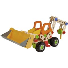 HEROS Constructor - Chargeuse sur roues a construire - En bois 100 % c