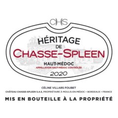 L'Héritage de Chasse-Spleen 2020 Haut-Médoc - Vin rouge de Bordeaux