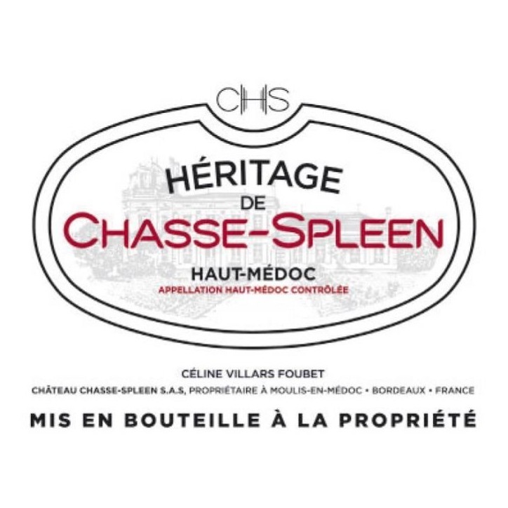 L'Héritage de Chasse-Spleen 2021 Haut-Médoc - Vin rouge de Bordeaux