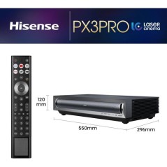 Vidéo projecteur - HISENSE - Laser 4K - Ultra courte focale - 80-150'