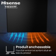 Réfrigérateur Combiné - HISENSE - RB3K330SAIE - 330 L - Classe E -