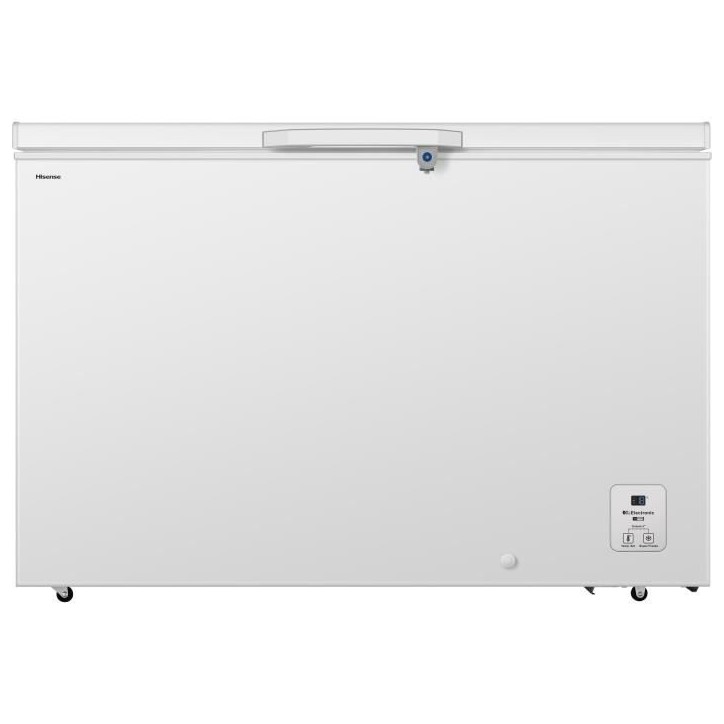 Congélateur coffre - HISENSE - FC484D4AWLYD - 2 paniers - 372 L - Eclairage Led - Classe D