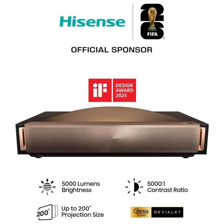 Vidéoprojecteur - HISENSE - L9Q Smart Laser TV - 4K - 5000 lumens Vidéoprojecteur - HISENSE - L9Q Smart Laser TV - 4K - 5000 lumens
