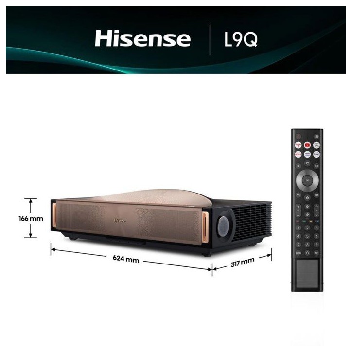 Vidéoprojecteur - HISENSE - L9Q Smart Laser TV - 4K - 5000 lumens Vidéoprojecteur - HISENSE - L9Q Smart Laser TV - 4K - 5000 lumens