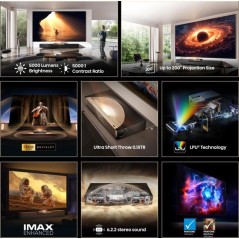 Vidéoprojecteur - HISENSE - L9Q Smart Laser TV - 4K - 5000 lumens