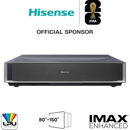 Vidéoprojecteur - HISENSE - PT1SE - 4K UHD - Ultra Courte Focale - Triple Laser Trichroma - 2300 ANSI Lumens
