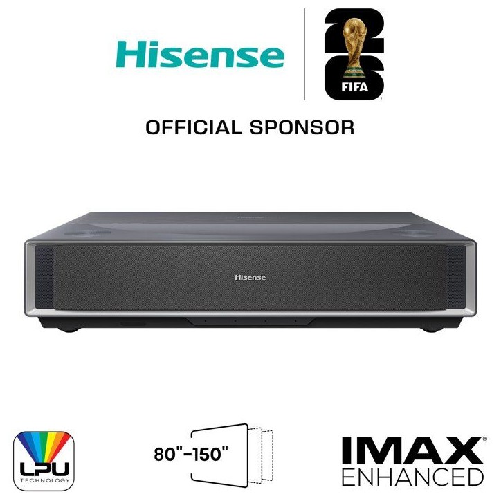 Vidéoprojecteur - HISENSE - PT1SE - 4K UHD - Ultra Courte Focale - Triple Laser Trichroma - 2300 ANSI Lumens Vidéoprojecteur - HISENSE - PT1SE - 4K UHD - Ultra Courte Focale - Triple Laser Trichroma - 2300 ANSI Lumens