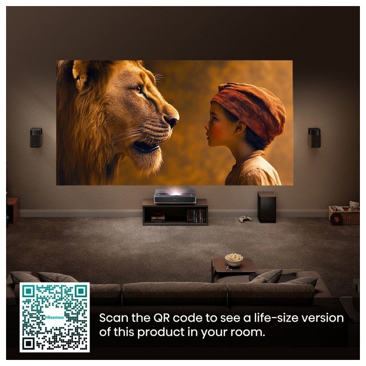 Vidéoprojecteur - HISENSE - PT1SE - 4K UHD - Ultra Courte Focale - Triple Laser Trichroma - 2300 ANSI Lumens Vidéoprojecteur - HISENSE - PT1SE - 4K UHD - Ultra Courte Focale - Triple Laser Trichroma - 2300 ANSI Lumens