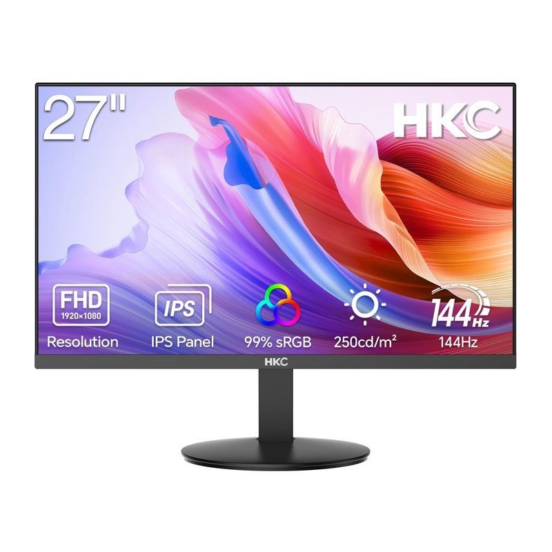 Ecran PC - HKC - 27 - FHD - 144Hz - Dalle IPS - 5ms - V2718S