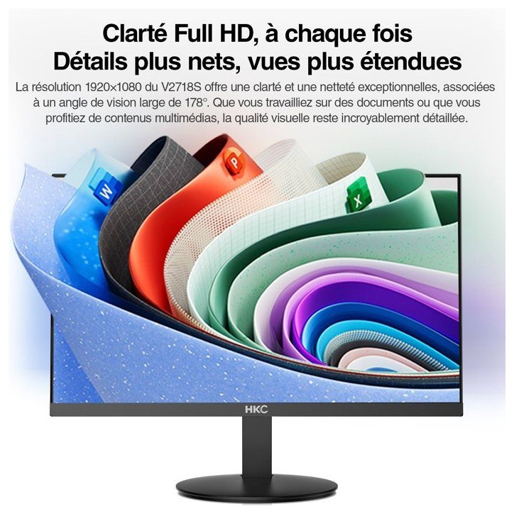 Ecran PC - HKC - 27 - FHD - 144Hz - Dalle IPS - 5ms - V2718S Ecran PC - HKC - 27 - FHD - 144Hz - Dalle IPS - 5ms - V2718S
