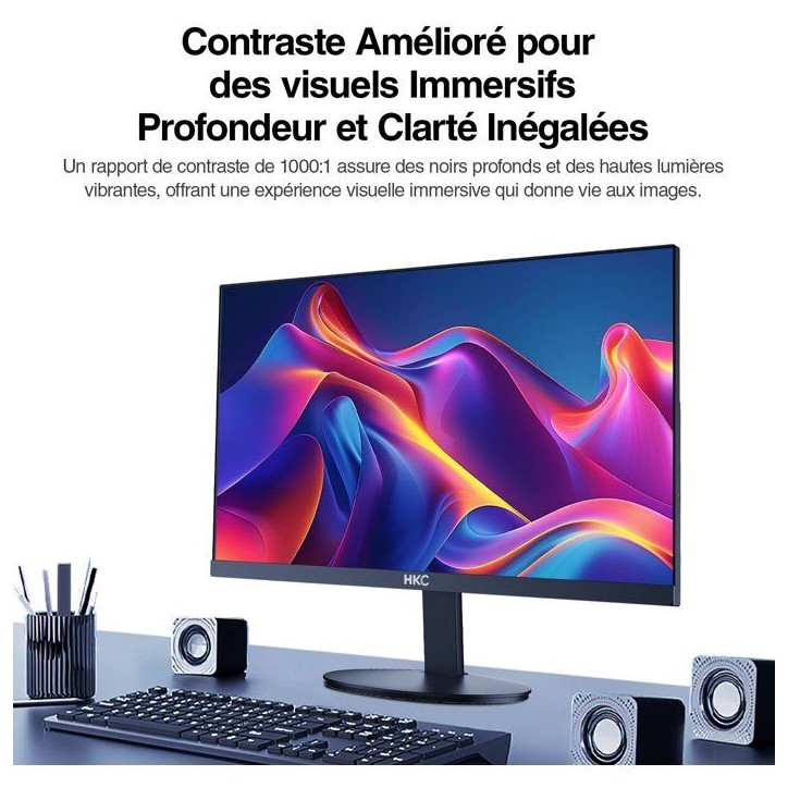 Ecran PC - HKC - 27 - QHD - 144Hz - Dalle IPS - 1ms - V2718QS Ecran PC - HKC - 27 - QHD - 144Hz - Dalle IPS - 1ms - V2718QS