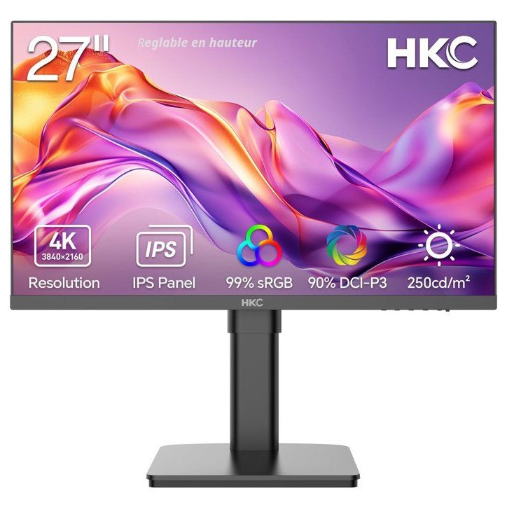Ecran PC - HKC - 27 - 4K UHD - 60Hz - Dalle IPS - 5ms - T2752U Ecran PC - HKC - 27 - 4K UHD - 60Hz - Dalle IPS - 5ms - T2752U