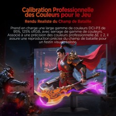 Ecran PC Gamer - HKC - 27 - FHD - 240Hz - Dalle Fast IPS - 1ms - G27H3